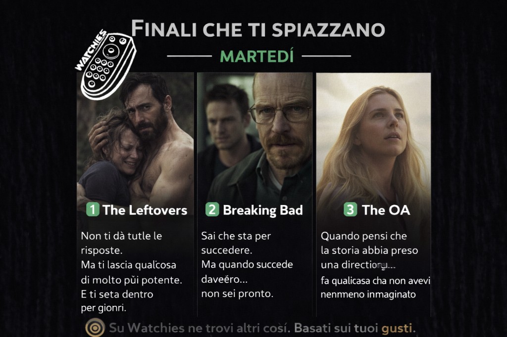 Finali che ti spiazzano: The Leftovers, Breaking Bad, The OA