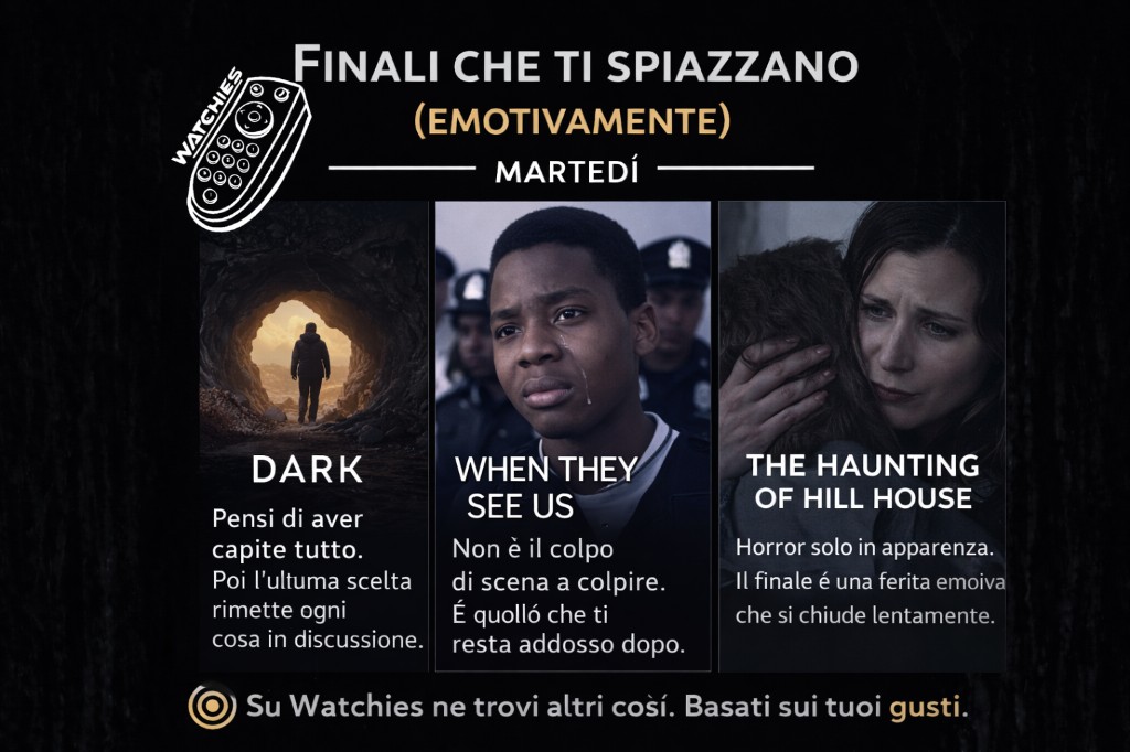 Recensione Finali che ti spiazzano: Dark, When They See Us, Hill House - Locandina