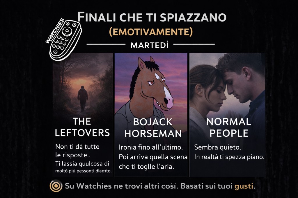 Recensione Finali che ti spiazzano: The Leftovers, BoJack, Normal People - Locandina